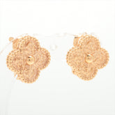 Van Cleef & Arpels Vintage Alhambra Rose Gold Earrings on hold ET